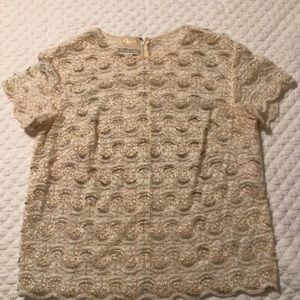 VINTAGE beaded top